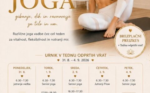 Joga — Teden odprtih vrat